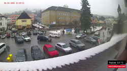 Střed obce Rokytnice nad Jizerou