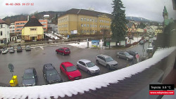 Střed obce Rokytnice nad Jizerou