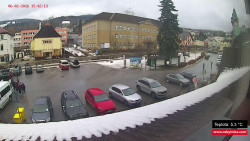 Střed obce Rokytnice nad Jizerou