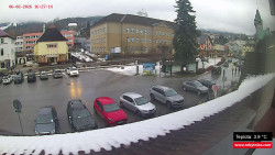 Střed obce Rokytnice nad Jizerou