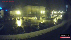 Střed obce Rokytnice nad Jizerou