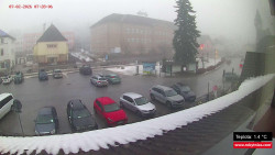 Střed obce Rokytnice nad Jizerou