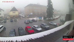 Střed obce Rokytnice nad Jizerou