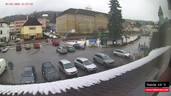 Střed obce Rokytnice nad Jizerou