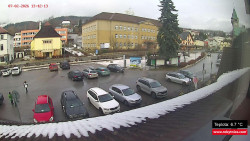 Střed obce Rokytnice nad Jizerou