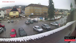 Střed obce Rokytnice nad Jizerou