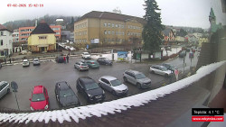 Střed obce Rokytnice nad Jizerou