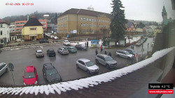 Střed obce Rokytnice nad Jizerou