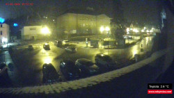 Střed obce Rokytnice nad Jizerou