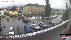 Střed obce Rokytnice nad Jizerou