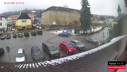 Střed obce Rokytnice nad Jizerou