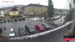 Střed obce Rokytnice nad Jizerou