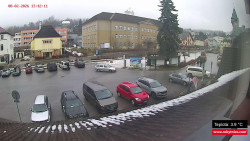 Střed obce Rokytnice nad Jizerou