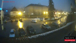 Střed obce Rokytnice nad Jizerou