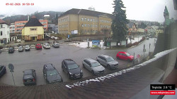 Střed obce Rokytnice nad Jizerou