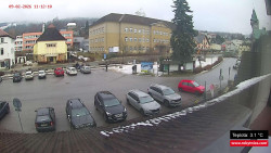 Střed obce Rokytnice nad Jizerou