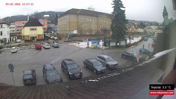 Střed obce Rokytnice nad Jizerou