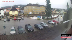 Střed obce Rokytnice nad Jizerou