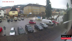 Střed obce Rokytnice nad Jizerou