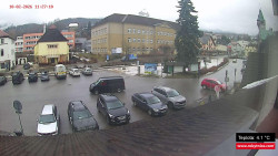 Střed obce Rokytnice nad Jizerou