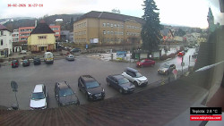 Střed obce Rokytnice nad Jizerou