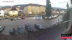 Střed obce Rokytnice nad Jizerou