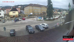 Střed obce Rokytnice nad Jizerou