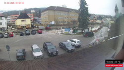 Střed obce Rokytnice nad Jizerou