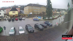 Střed obce Rokytnice nad Jizerou