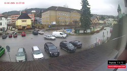 Střed obce Rokytnice nad Jizerou