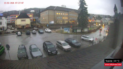 Střed obce Rokytnice nad Jizerou