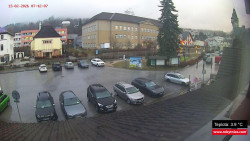 Střed obce Rokytnice nad Jizerou