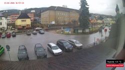 Střed obce Rokytnice nad Jizerou