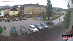 Střed obce Rokytnice nad Jizerou