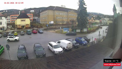 Střed obce Rokytnice nad Jizerou