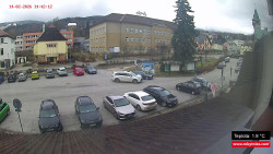 Střed obce Rokytnice nad Jizerou