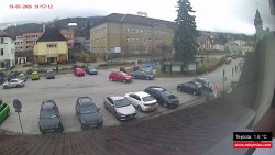 Střed obce Rokytnice nad Jizerou