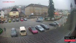 Střed obce Rokytnice nad Jizerou