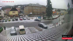 Střed obce Rokytnice nad Jizerou