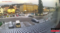 Střed obce Rokytnice nad Jizerou