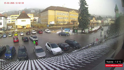 Střed obce Rokytnice nad Jizerou