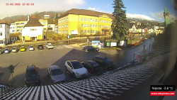 Střed obce Rokytnice nad Jizerou