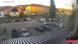 Střed obce Rokytnice nad Jizerou