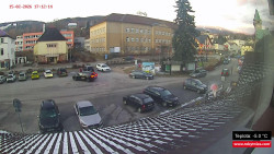 Střed obce Rokytnice nad Jizerou