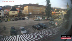 Střed obce Rokytnice nad Jizerou