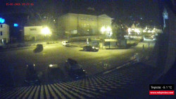 Střed obce Rokytnice nad Jizerou