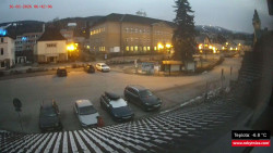 Střed obce Rokytnice nad Jizerou