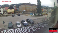 Střed obce Rokytnice nad Jizerou