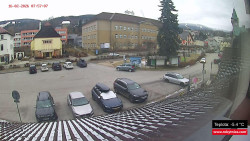 Střed obce Rokytnice nad Jizerou