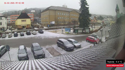 Střed obce Rokytnice nad Jizerou